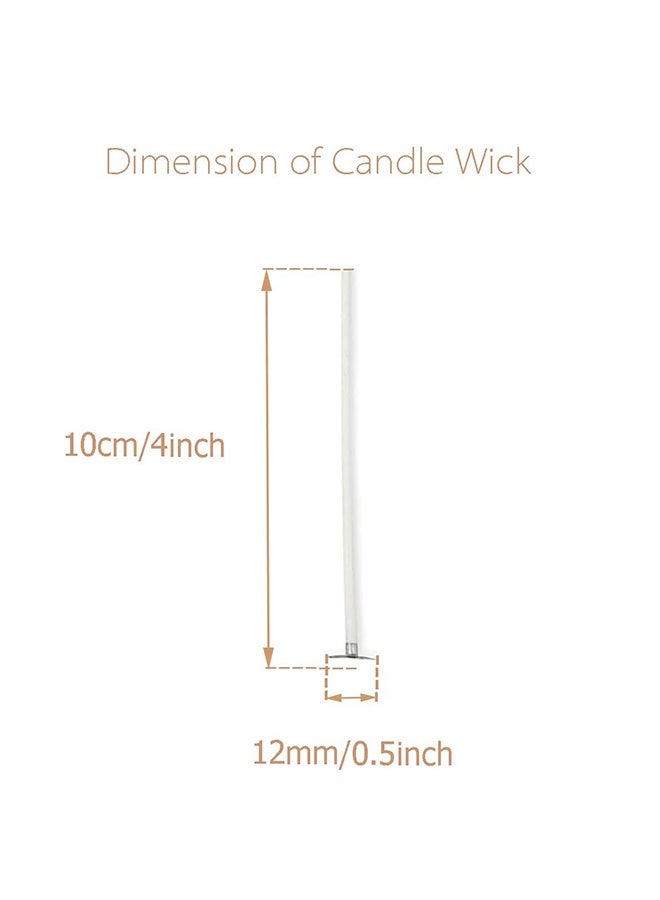 Candle Cotton Wicks 4 Inch 150pcs Short Candle Making Wicks for Making - Image 2
